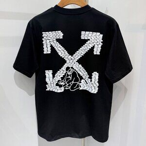 Off-White Bricks Arrow Slim Black T-Shirt